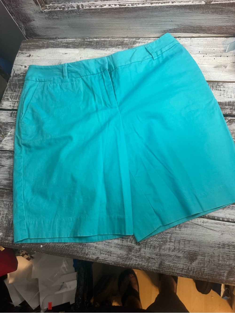 Talbots Turquoise Cotton Shorts